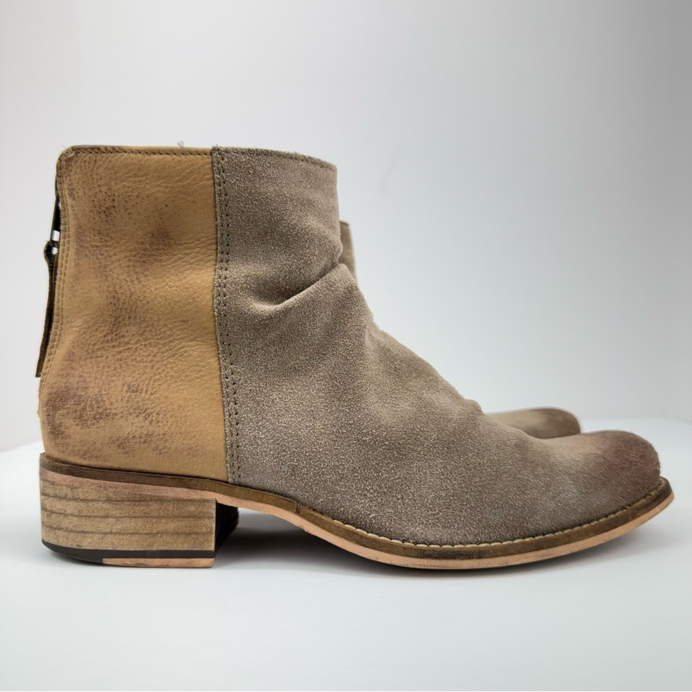 Seychelles Weekenders size 7.5 Women’s Tan Suede Leather Slouch Ankle Boots